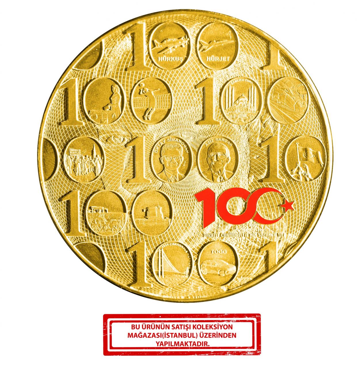 Türkiye Cumhuriyetinin 100. Yıl Hatıra Parası
