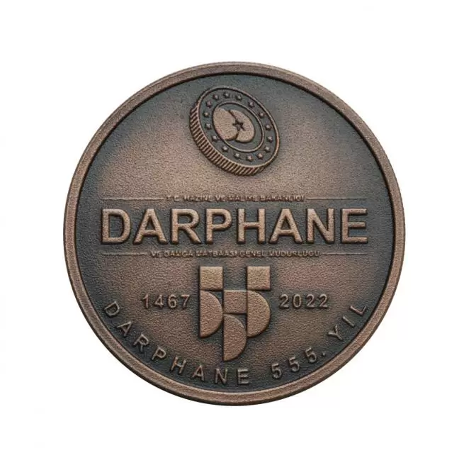 Darphane 555.Yıl Bronz - Kadife Kutulu