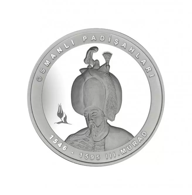 3.Murad Osmanlı Padişahları Serisi No:12 Gümüş Hatıra Para
