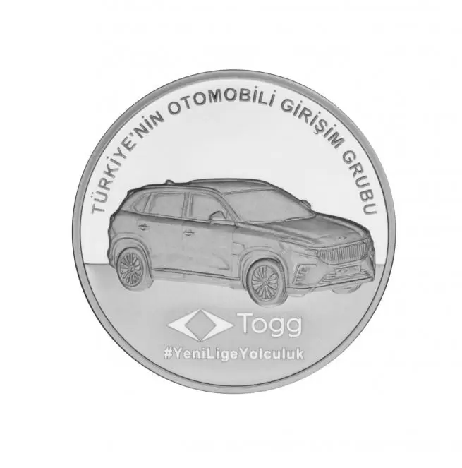 Türkiye'nin Otomobili Girişimi Grubu Gümüş Hatıra Parası 